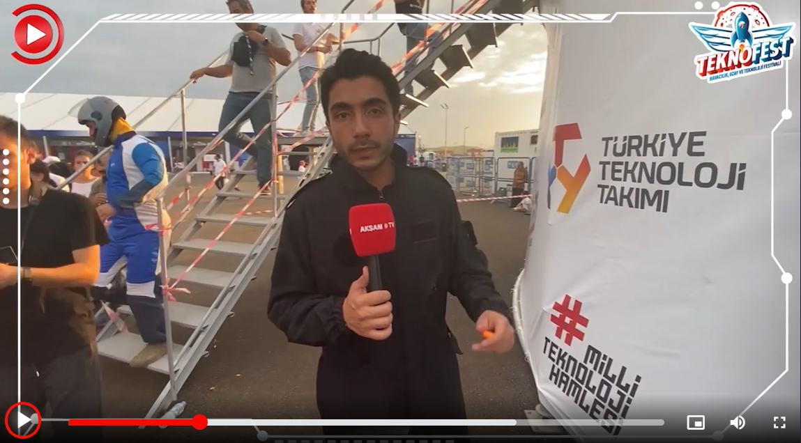 We experienced the vertical wind tunnel at Teknofest